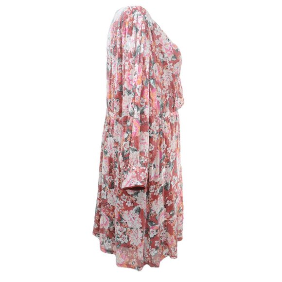 NWT LC Lauren Conrad Floral Sequin Mini Dress Women's Size 3X - Picture 6 of 10